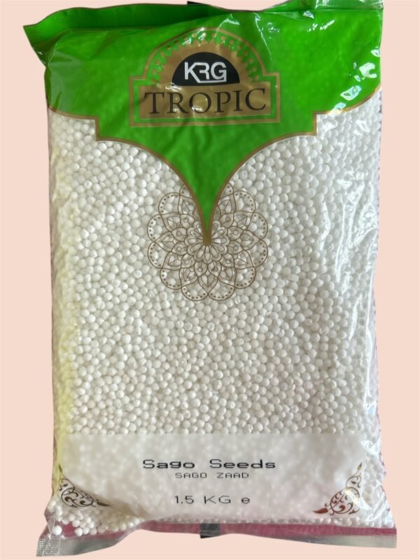 KRG Sabudana 1.5 kg/ Sago Seeds 1.5kg Medium Regular