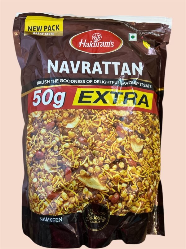 Haldiram Navarattan 1kg + 50gm Extra Namkeen
