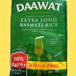 Daawat Extra Long Basmati Rice 5kg + 10% Extra