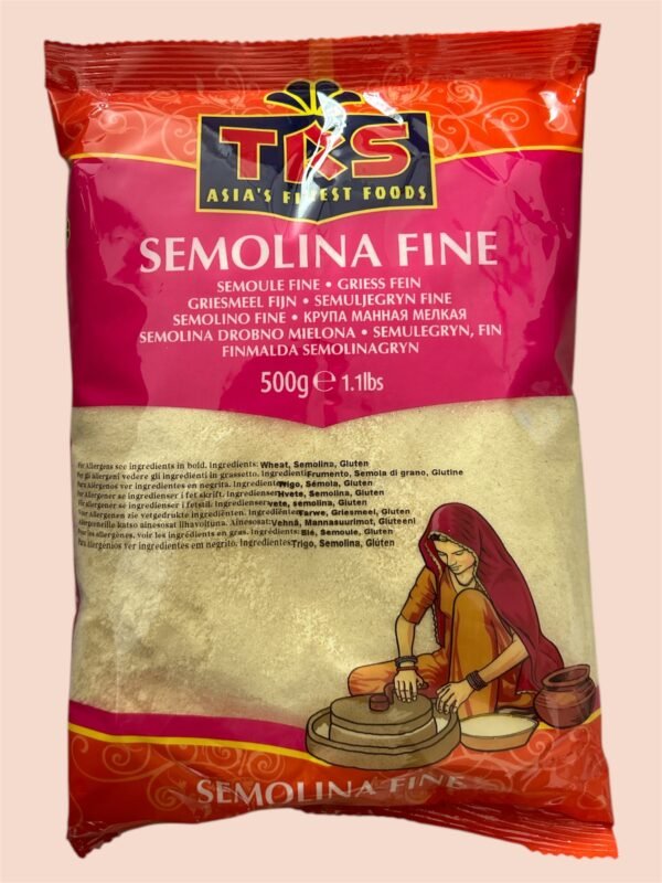 TRS Semolina Fine 500gm, Rawa, Sooji, Suji, Rava