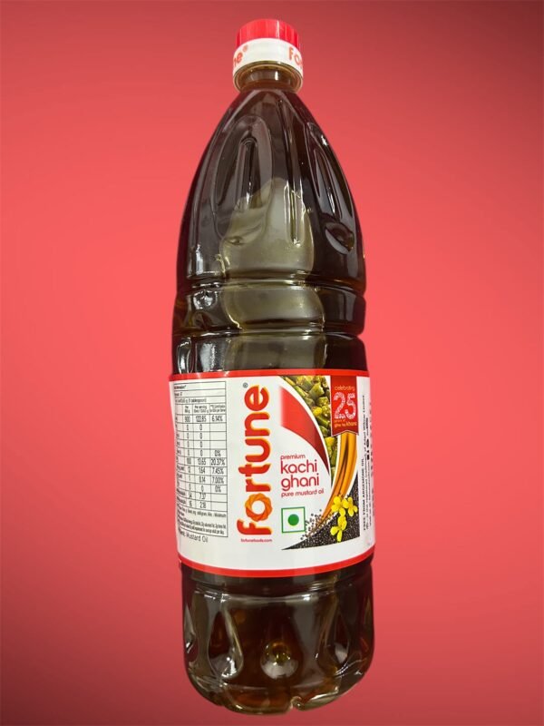 Fortune Mustard Oil 1 LTR, Fortune Kachi Ghani Mustard oil 1 LTR
