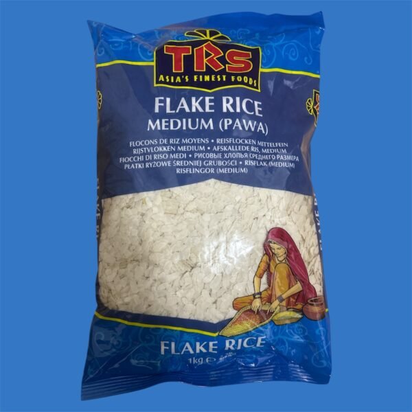 TRS Flake Rice Medium 1kg/ Rice Flakes Medium 1kg/Pawa/ Poha/ Pova