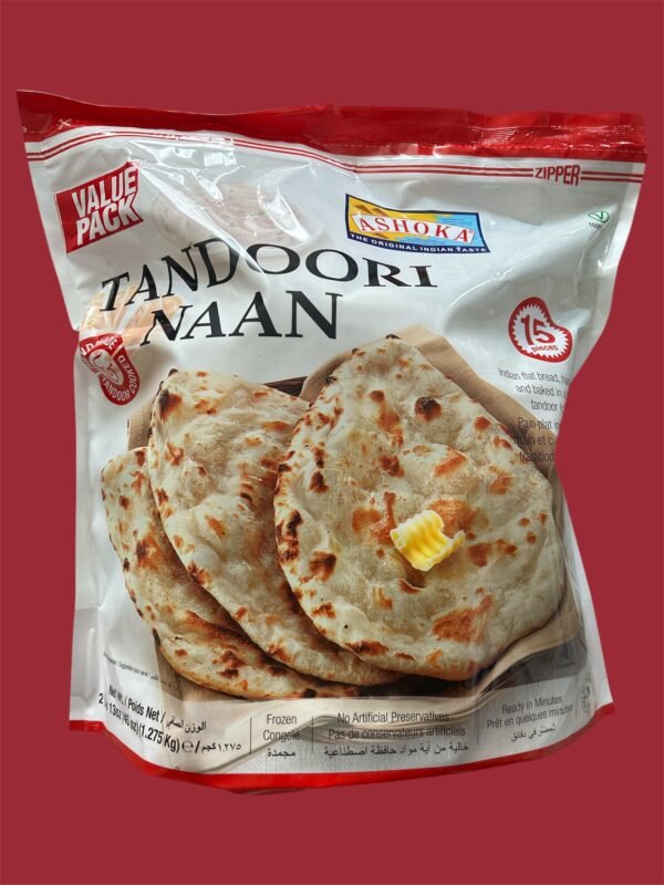 Ashoka Tandoori Plain Naan Family pack, 1.275gm, 15pc