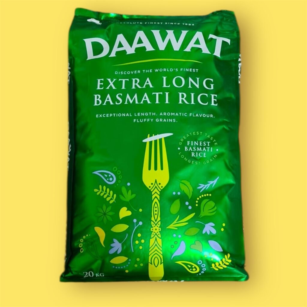 Daawat Extra Long Basmati Rice 20KG +2kg Extra (Total 22kg)