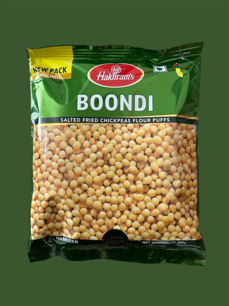 Haldiram Boondi Plain 200gm +10% Extra Total 210gm (THT Dec.26)