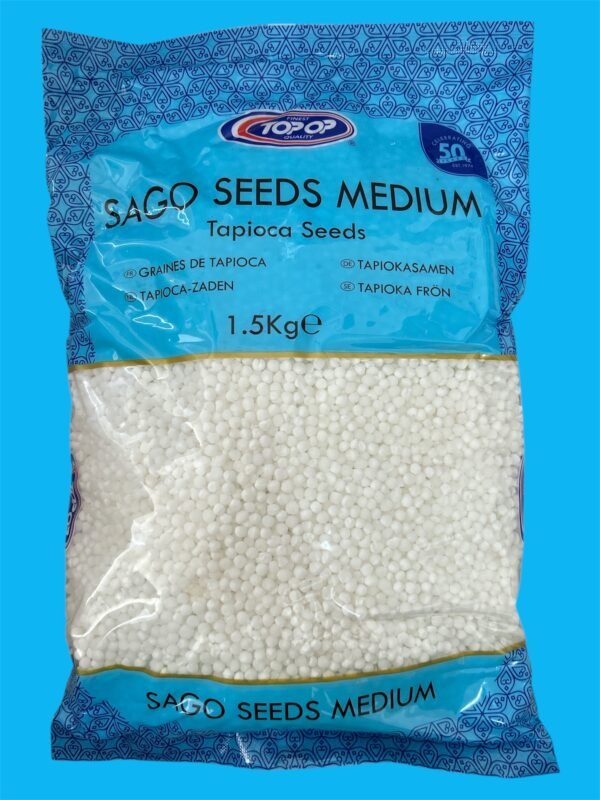 TopTop Sago Seeds / Sabudana 1.5 kg Medium