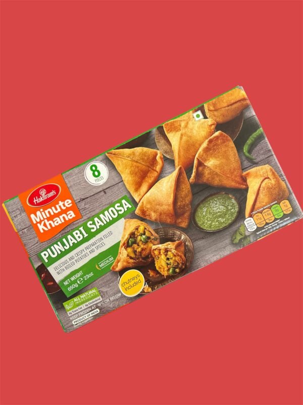 Haldiram Punjabi Samosa (Vegan) 8 pc frozen 650gm