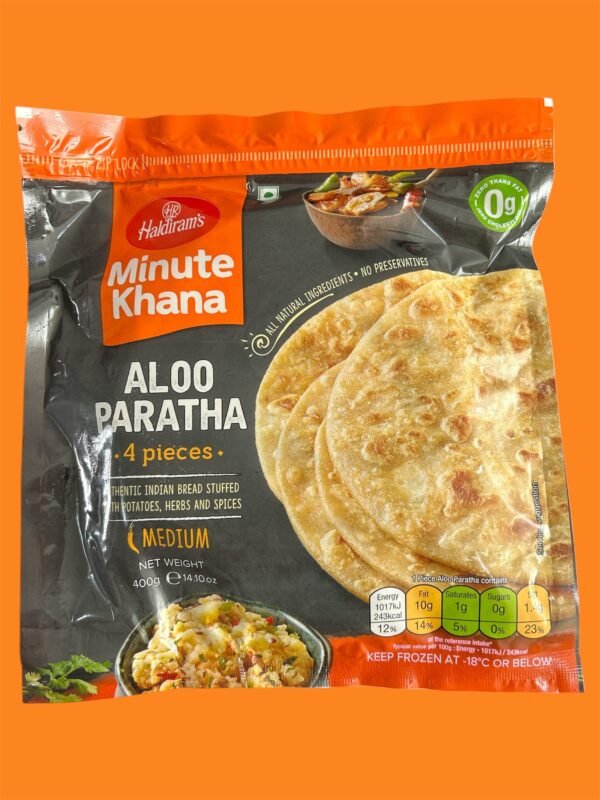 Haldiram Aloo Paratha 400gm Frozen 4pc