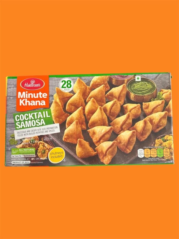 Haldiram Cocktail Samosa (vegan) frozen 28pc 650gm