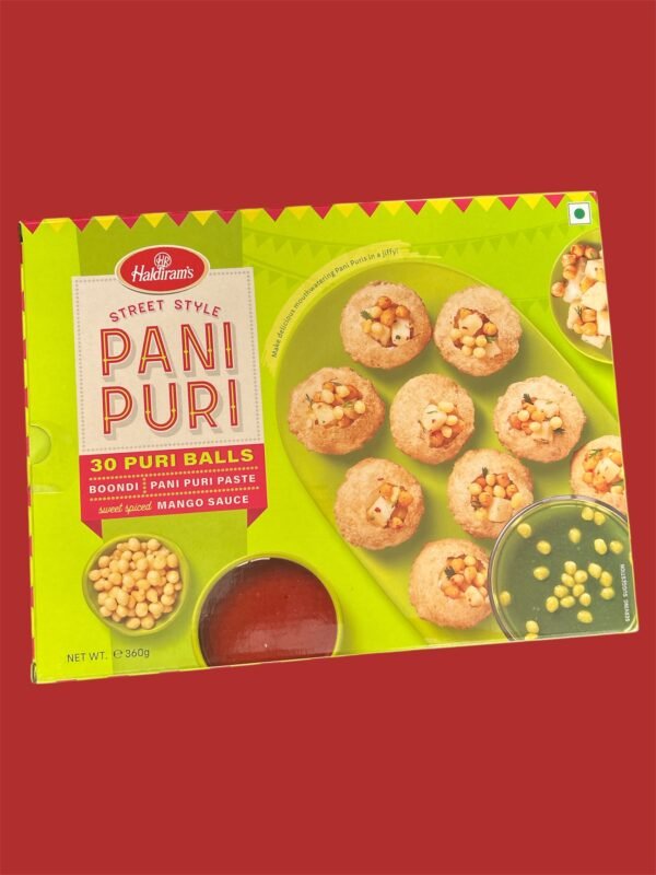 Haldiram Pani Puri Box 360gm, Ready to eat