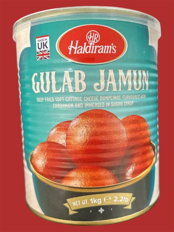 Haldiram Gulab Jamun 1kg tin Pack
