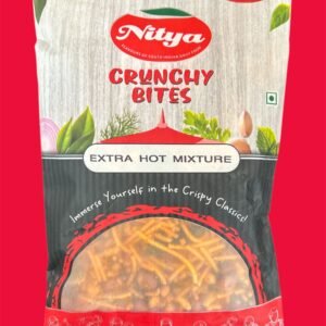 Nitya Extra Hot Crunchy Bites 170gm Namkeen/ Snacks