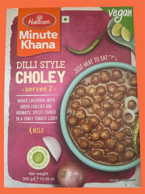 Haldiram Punjabi Choley 300gm, serves 2, minute khana, Chhole