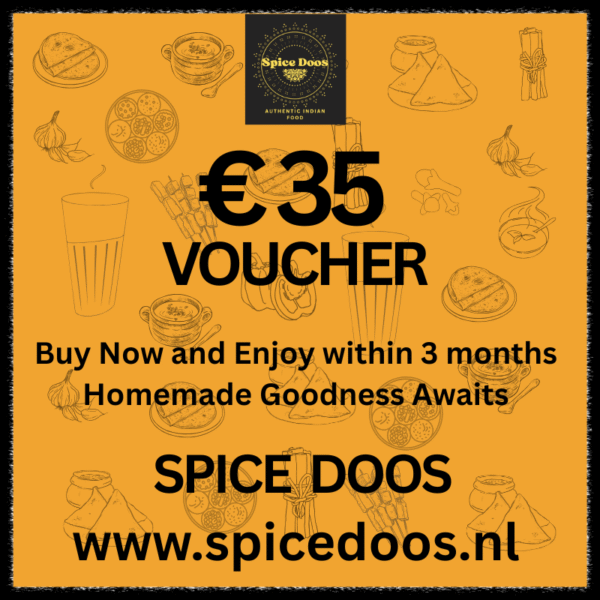 €35 Spice Doos Voucher- in Just €31,50 (offer valid upto 30 June 2025) /10% off