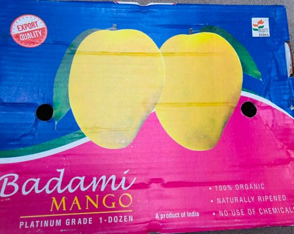 Badami Mango, Sweet & Fresh, Big Box (3.5kg appx) - Image 2