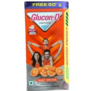Glucon-D (Tangy Orange) (75g+ 50g free) 125gm