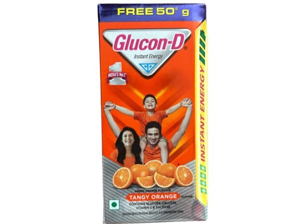 Glucon-D (Tangy Orange) (75g+ 50g free) 125gm