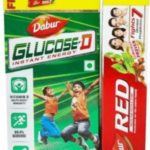 Glucon-D Original (75g+ 50g free) 125gm + Red Paste Free ( Exp 09.03.27)
