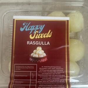 Happy Sweets Rasgulla 450gm (Expiry 15.05)