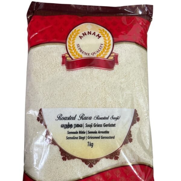 Annam Roasted Rawa (Suji) 1kg ( Sooji/ Rava)