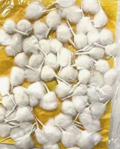 Cotton Wicks Round / Pooja Bati/ Diya Batti Round 25gm