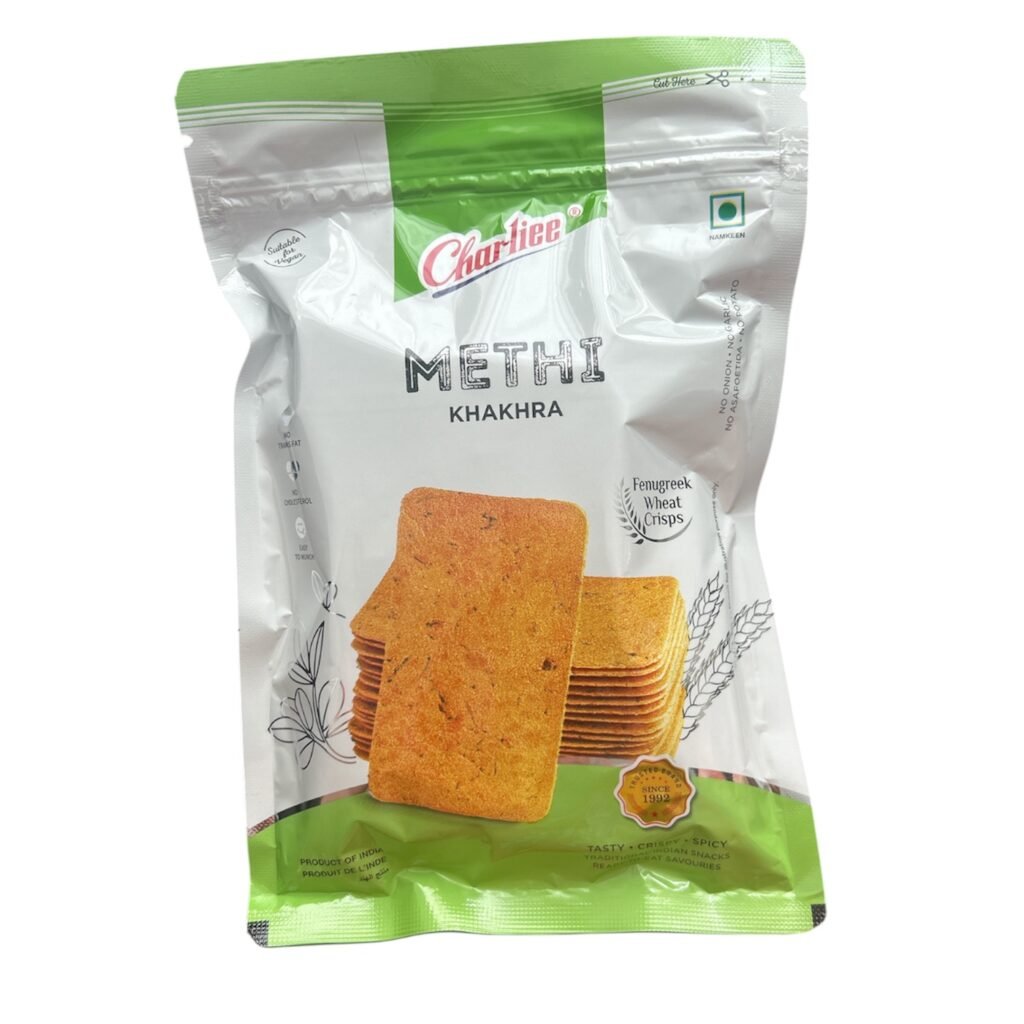 Charliee Methi Khakhra 150gm (Expiry 31.08.26)