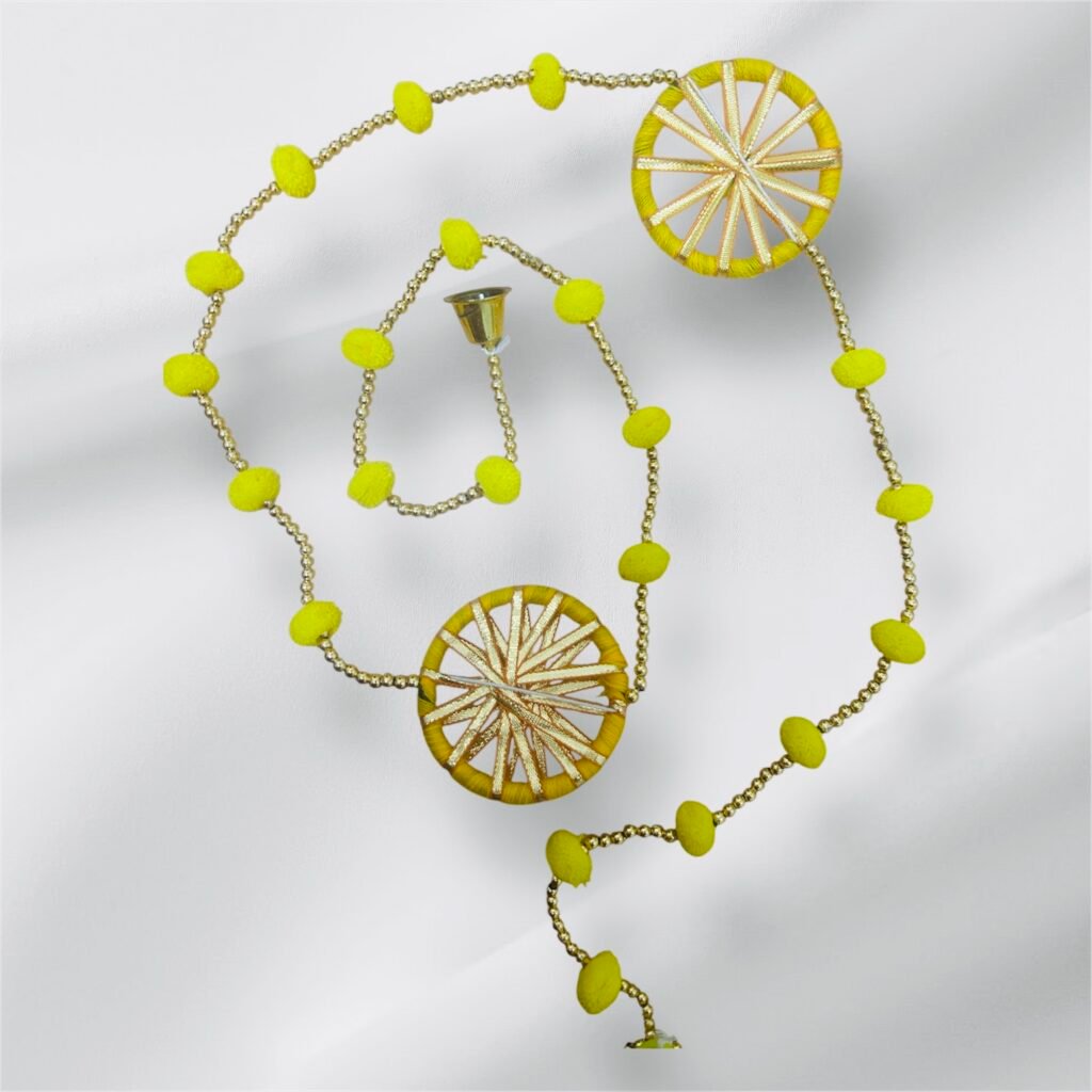 Yellow Wall Hanging appx 6 ft long - festival decor