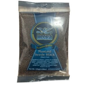 Heera Black Mustard Seeds Whole 100gm / Black Rai