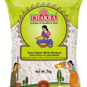 Chakra Medium Poha/ Powa/ Rice Flakes 1kg