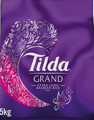 Tilda Grand extra long basmati rice 5kg