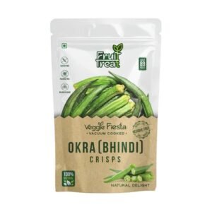 Fruit Treat Bhindi Okra Crisps Vacuum Cooked Chips Natural