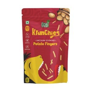 Fruit Treat Potato Finger Crisps Vacuum Cooked Chips Natural
