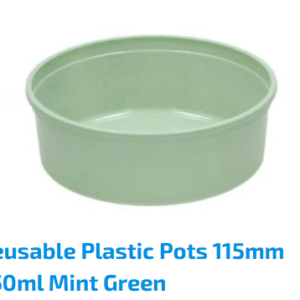 Disposable Boxes reusable 250ml with Lid