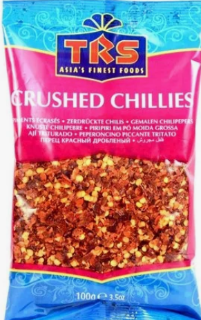 Trs Crushed chillies Extra Hot 100gm/ Chilli Flakes