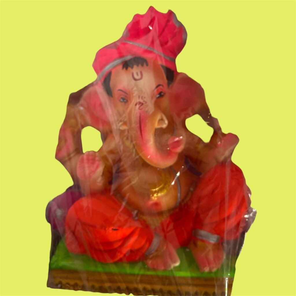 Ganesh Ji Idol (made with Clay - Shadu Mati) 12''