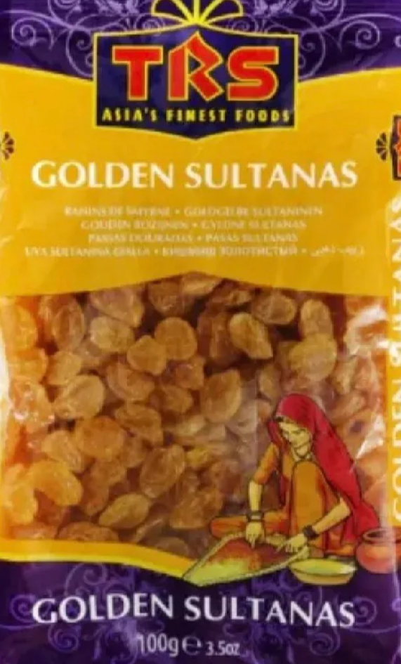 TRS Golden Sultana Kismis/ Kishmish Raisins 100gm
