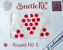 Suruchi Bindi Size no 5 RED