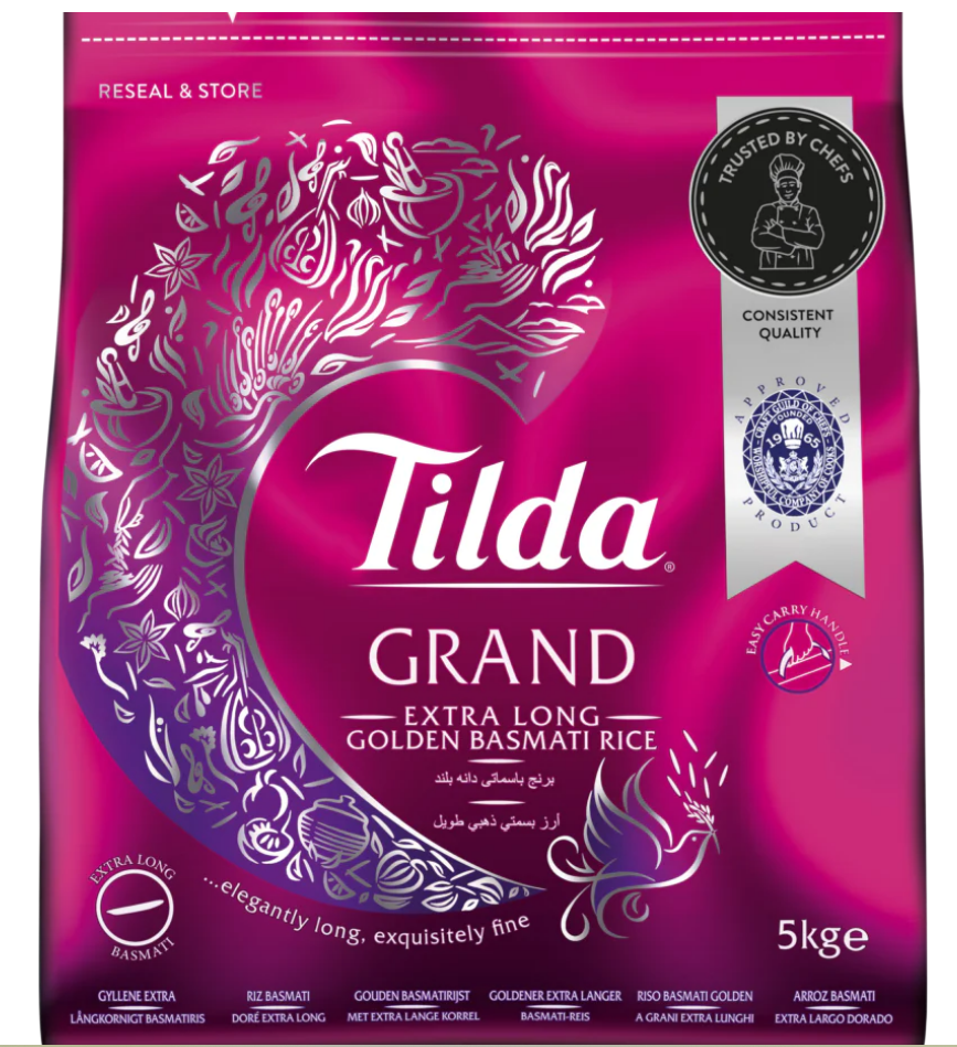 Tilda Grand Extra Long Rice 5kg
