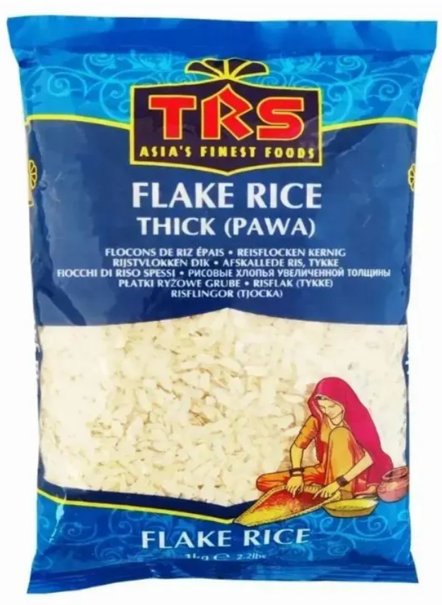 TRS Flake Rice Thick 1kg/ Rice Flakes 1kg/Pawa/ Poha/ Pova/ Powa