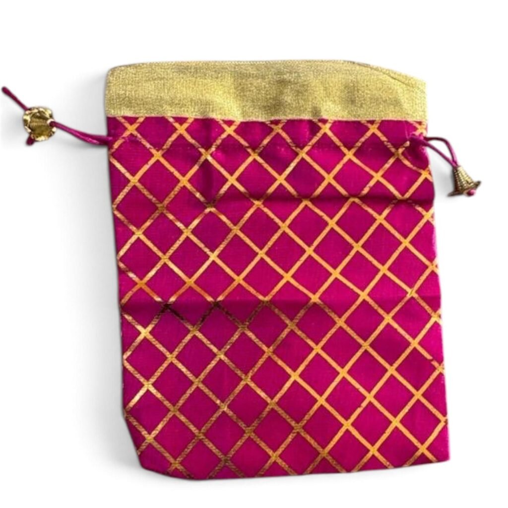 Pink Potli Bags (500gm capacity)