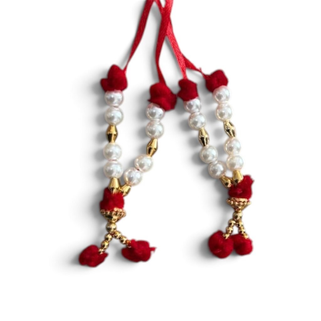 Ganesh Laxmi Mala ( 2pc Garland) 10cm long appx total lenth