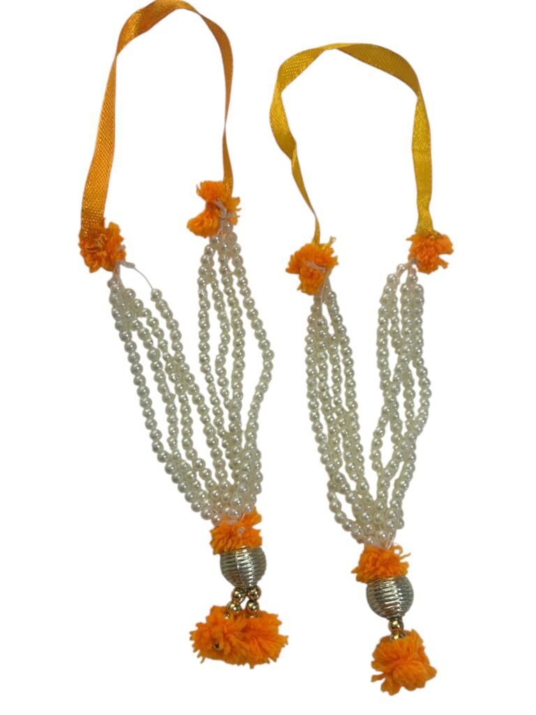 Ganesh Laxmi Mala ( 2pc Garland) 14-15cm long appx total lenth