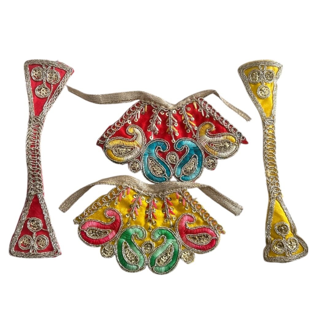 Ganesh Lakshmi JI Dupatta Poshak 7cm appx lenth