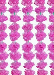 Artificial Marigold (Genda) Flower Dark Pink 1pc